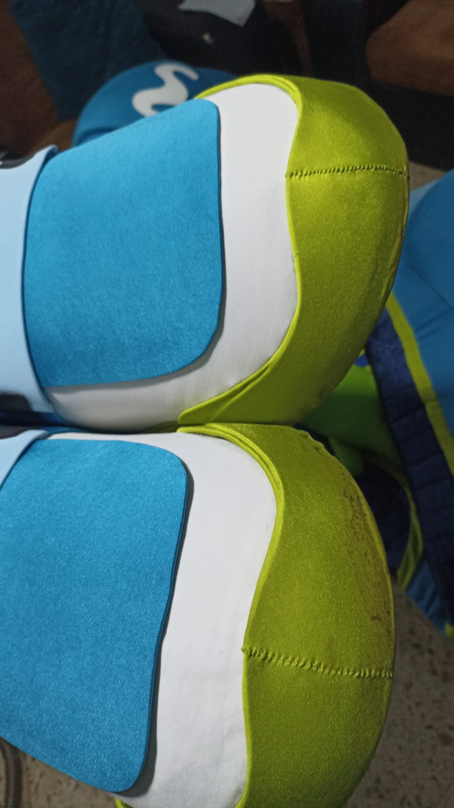 Limpieza y desinfección de botarga de Movistar